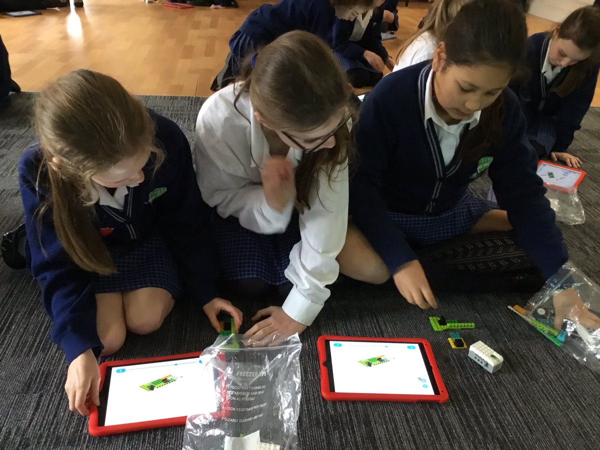 UrsulineYear6's tweet photo. Thank you #Codekids for an amazing robotics session. A brilliantly interactive and engaging session. #UrsulineComputing #UrsulineHeartMindSoul https://t.co/tzwM6F40DS