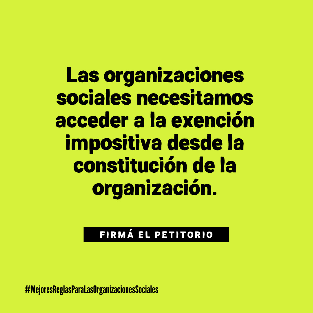 Las organizaciones de la sociedad civil necesitamos que se revise normas como esta. #MejoresReglasParaLasOrganizacionesSociales. Dejá tu firma en: bit.ly/3xqNQno 
Mejores Reglas para las OSC está promovido por <a href="/SCeRArgentina/">Sociedad Civil en Red</a>  y cofinanciado por <a href="/UEenARG/">Unión Europea en Argentina</a>