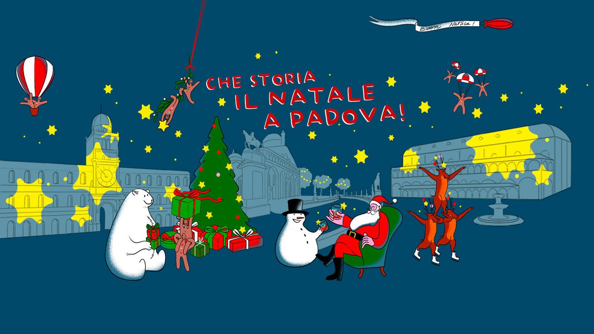 comunepadova's tweet photo. 🎄🌟 "#NataleaPadova - Che storia il Natale a #Padova!" torna per il periodo delle feste e porta la magia del Natale con luminarie, videomapping, mercatini, attrazioni ed eventi per tutte le età.
Scopri tutte le iniziative fino al 9 gennaio 2022 ▶️ https://t.co/URYVO482Ct https://t.co/iu1CXvmtUZ