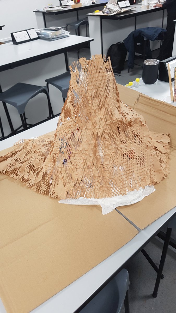 KS3 Science Practical Co-Curricular. Volcano models well underway. The scholars worked with enthusiasm and displayed excellent communication in their professional teams to begin making volcano models.