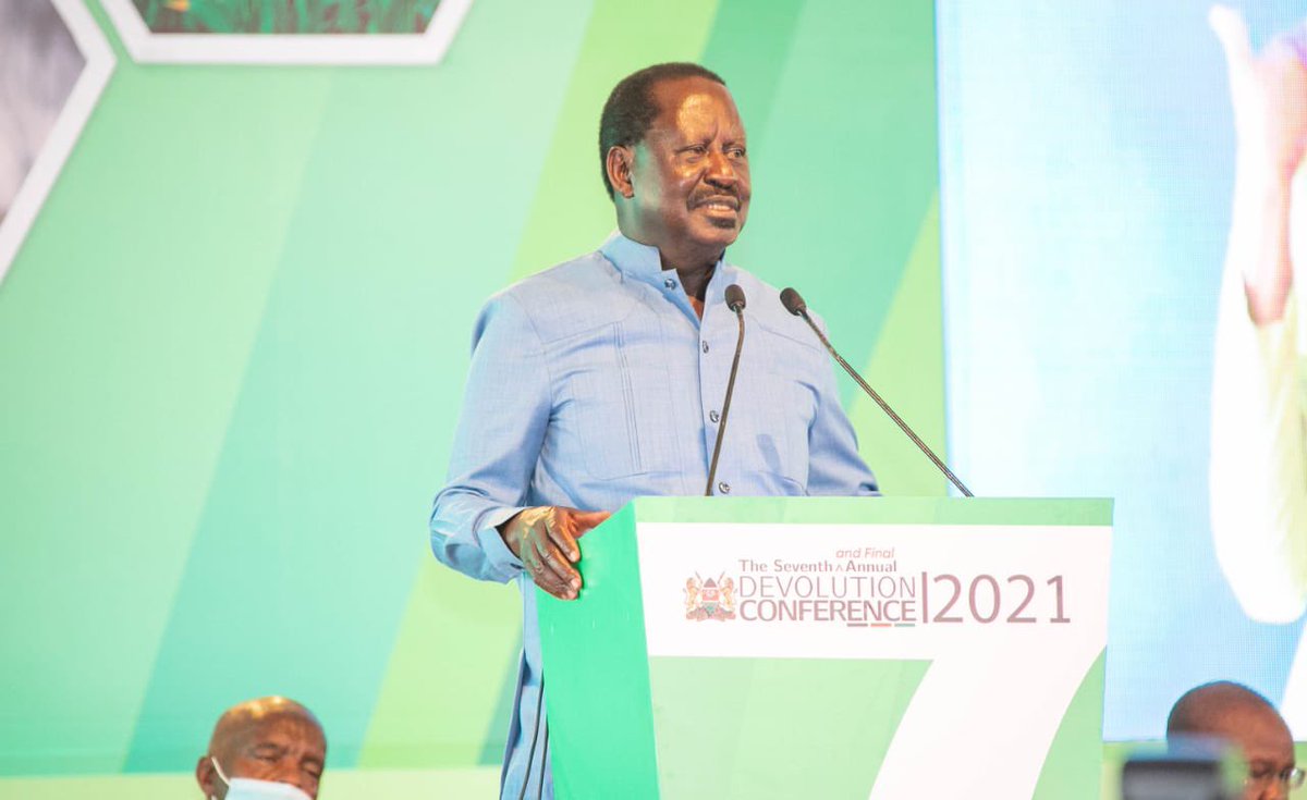 RailaOdinga's tweet photo. Devolution had powerful opponents, but it is here and working. 
In the years ahead, we must renew the contract between the people and our two levels of Government. 
Our people must feel that government, whether County or National, is there for them and cares about them. https://t.co/Z5jmxb0Muo