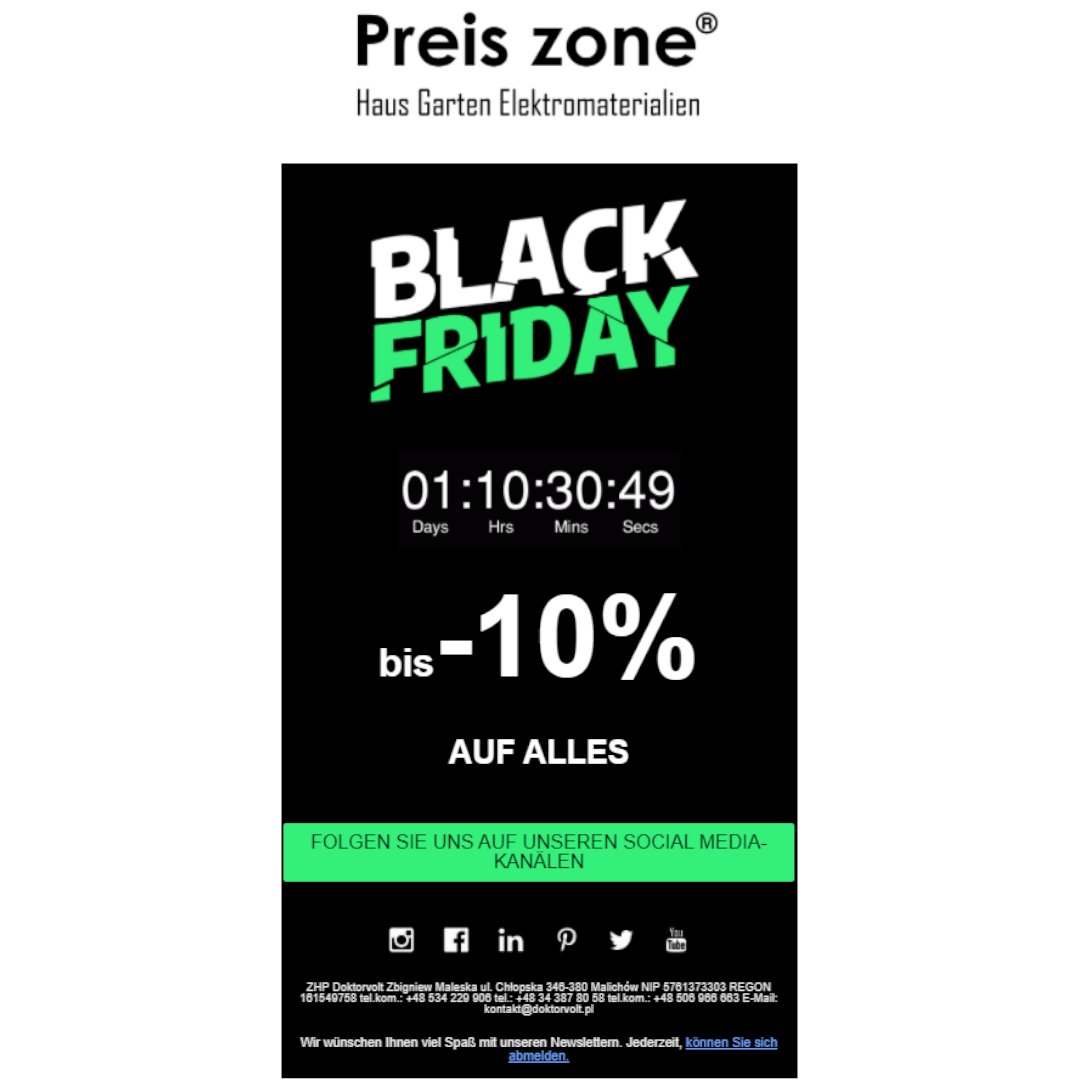 preiszone's tweet photo. Wir freuen uns auf die GRÖßTE PROMOTION des Jahres 🎁🧨
🌟BLACK WEEKEND SALE🌟
🧨 Rabatte bis -10% auf ALLES ❗❗ https://t.co/gbNYFVTqsr