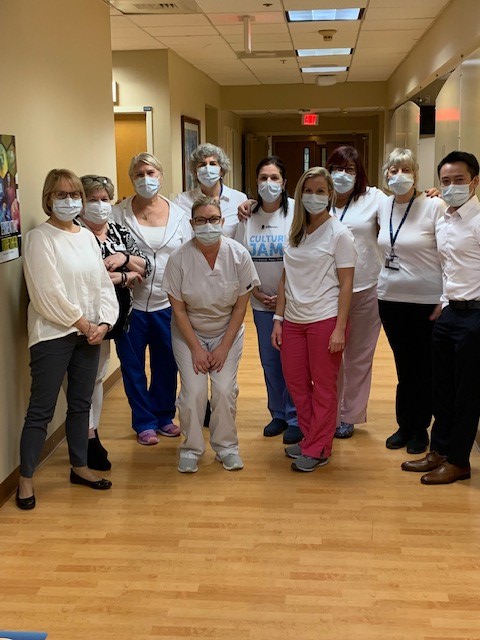 JeffHealthNE's tweet photo. November is Lung Cancer Awareness Month. Jefferson Health – Northeast chose one day – November 18 – to designate our Wear White Day. Pictured are our Thoracic Oncology, Radiation Oncology, and Medical Oncology teams. Thank you to everyone who supported this important day! https://t.co/Xwvwjgm7wt