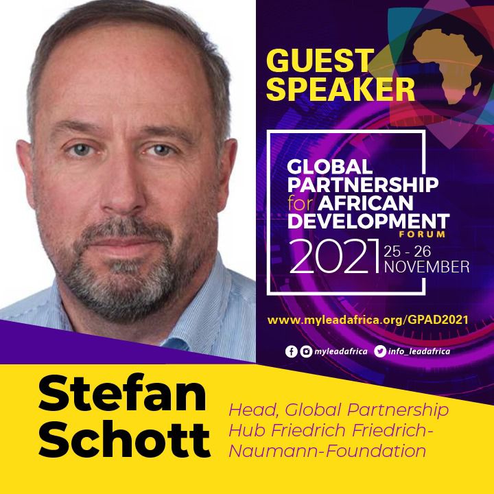 info_leadafrica's tweet photo. Stefan Schott is currently the County Director for East Africa &amp; Head of the Global Partnership Hub at the Friedrich Naumann Foundation for Freedom, @FNFreiheit. He'll be at the #GPAD2021. To join, register using this link: https://t.co/GVG5ghxbXQ. https://t.co/k8vcMKyTm3