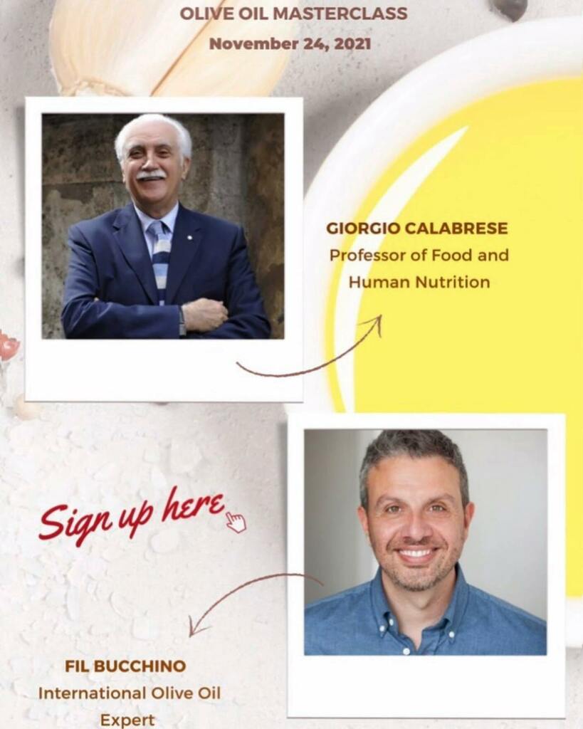 Excited to be hosting today’s extra virgin olive master class alongside the one and only professore @giorgiocalabrese51 

On top of everything EVOO there will be a special focus on olive oils from the Lazio region. 

@italchambers @gbcollege #unioncamere… instagr.am/p/CWqFkGgLu-H/