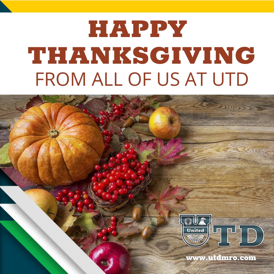 UtdMRO's tweet photo. We at UTD are happy to take this time to show gratitude for what we have been given: Family, Friends, and Purpose.

#Thanksgiving2021 #Thankful #AfricaUTD #AfricanAviationRenaissance https://t.co/MxkXJti0Lk