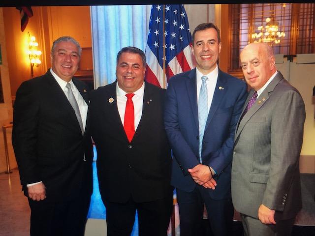 OrderOfAHEPA's tweet photo. This Week: Testimonial for PSP Horiates Raises $100K for Century Capital Campaign; AHEPA Supports the Capital Link Invest in Greece Forum; Flushing Ahepans Donate $30K; Epiphany Golf Tournament &amp; Centennial Supreme Convention info, Greek News &amp; more!  https://t.co/HOQ2E7HYOR https://t.co/LSFDnlakpn