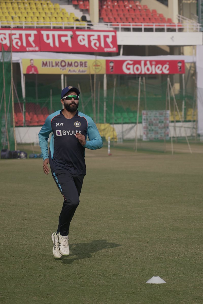 imjadeja's tweet photo. Back to Test cricket 🇮🇳⏳ https://t.co/fp9y6V17tY