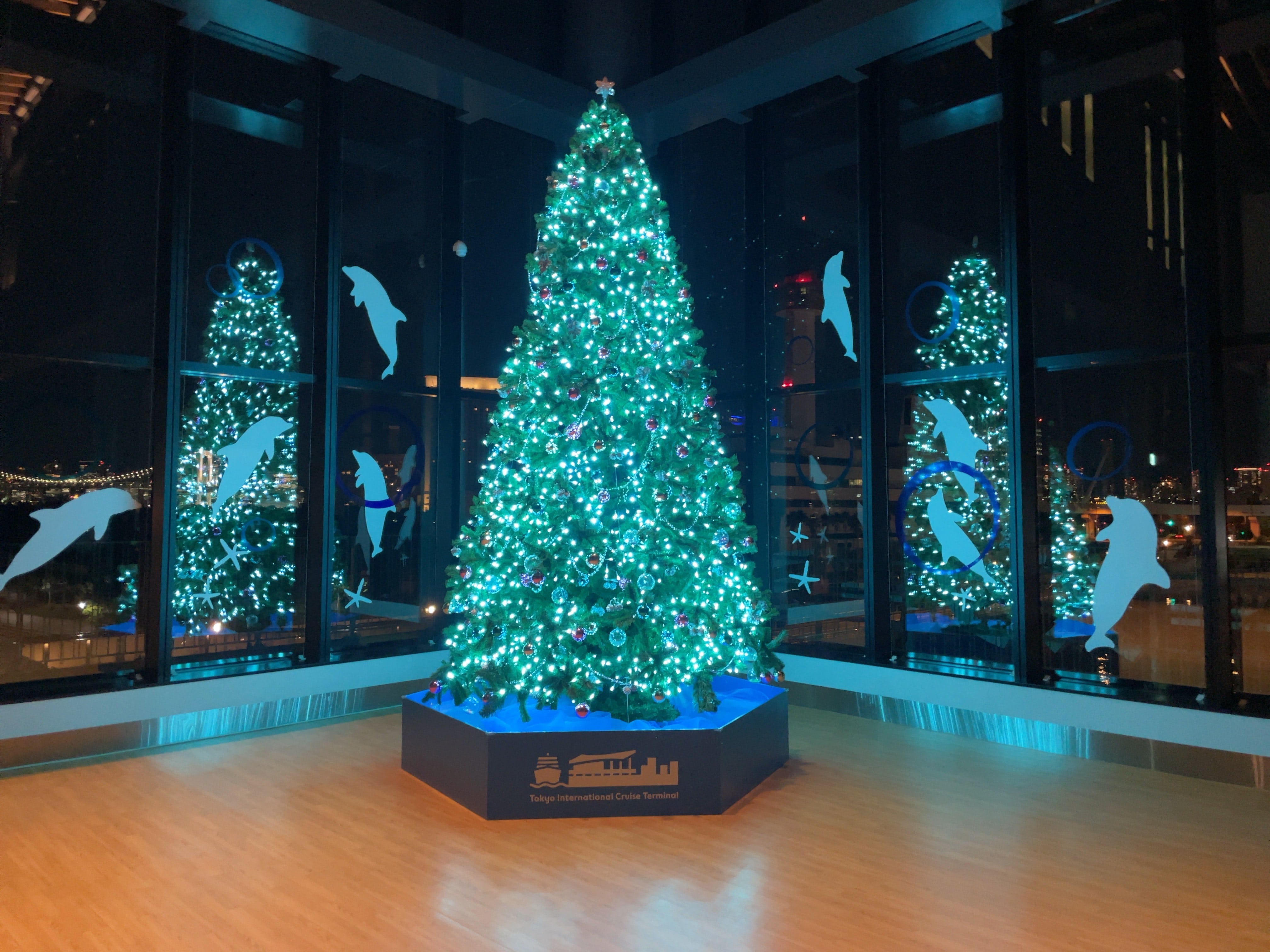 東京国際クルーズターミナル 公式 東京国際クルーズターミナルではイルミネーションクリスマスツリーを設置していますが 夜にこそ見てほしいということで12月に夜間特別営業を実施します T Co Rsujw7fruo 特別営業日については上記リンクで