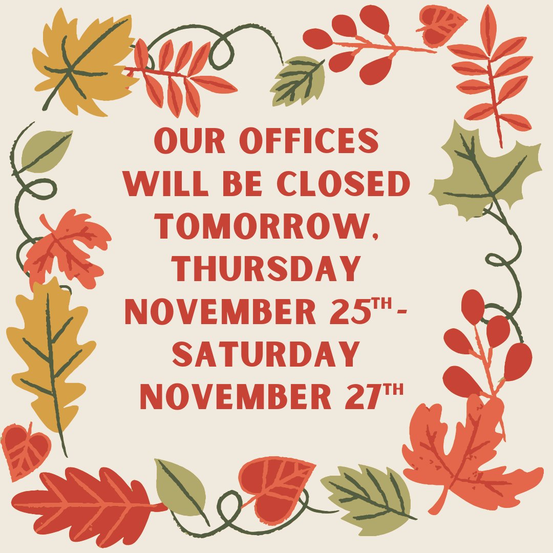roceyeassoc's tweet photo. We will resume regular business hours Monday November 29th. #HappyThanksgiving #Thanksgiving #ThanksgivingHours #Holiday #LongWeekend #Enjoy #RochesterEyeAssociates #RochesterEyeWear #BrightonNY #GreeceNY #RochesterNY
https://t.co/AY9wo562wo https://t.co/neLIosi4hx