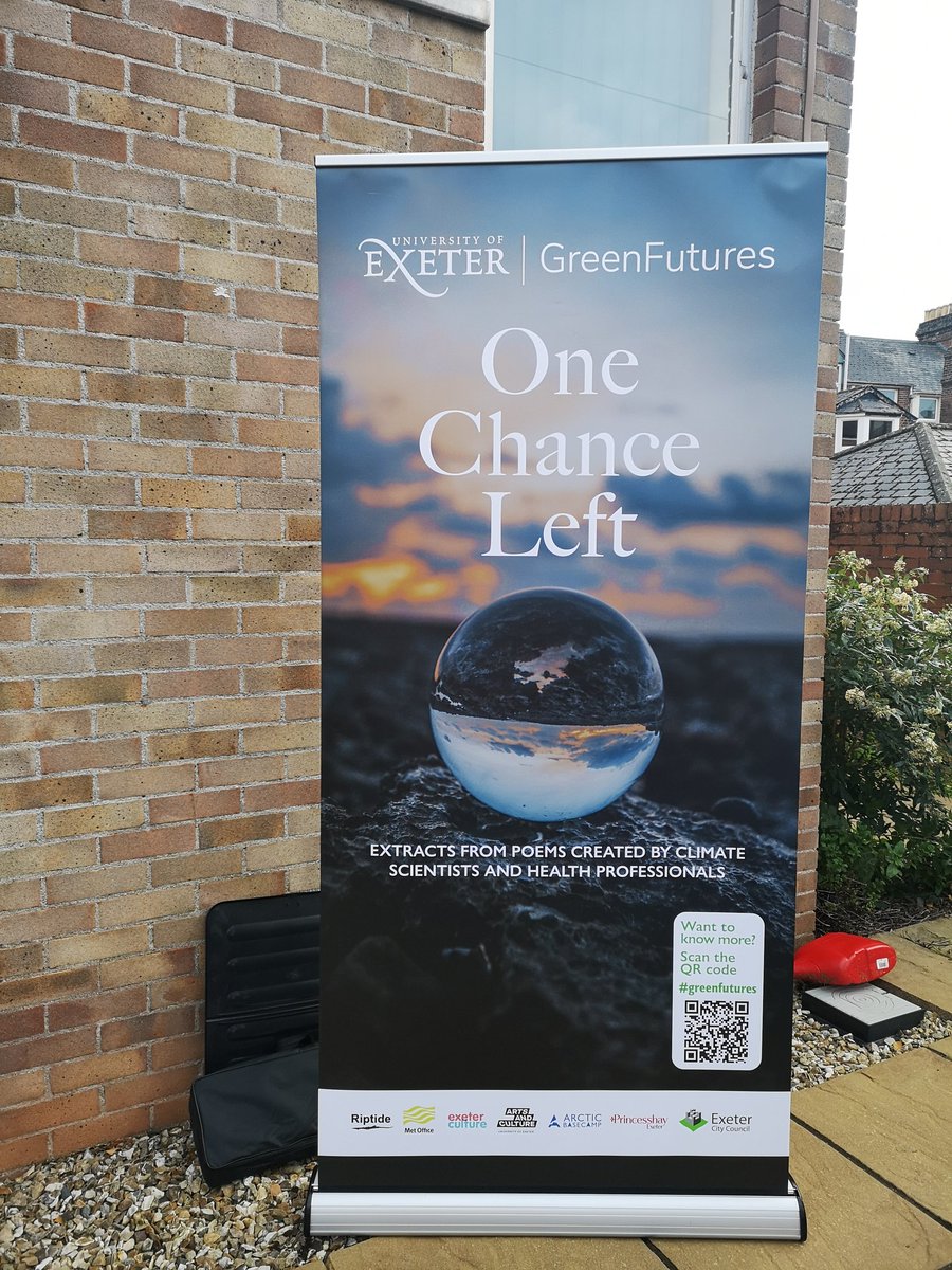StVolunteer's tweet photo. On now! Come and hear Sally and Cecilia talk about One Chance Left after their successful trip to COP 26 #FestivalofCompassion @UniofExeter @ExeterMed https://t.co/C4aUleOKlI