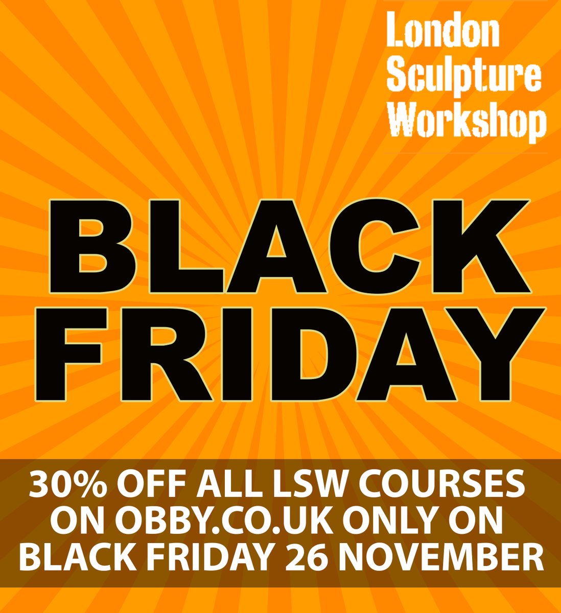 As a non-tutor member of the LSW team I never miss the #BlackFriday sale. In 2017 I saved over £180 on the bronze course! Since then I have learned sheet copper sculpture, stainless steel welding, silicone mould making, and this year it will be jesmonite.
obby.co.uk/schools/London…