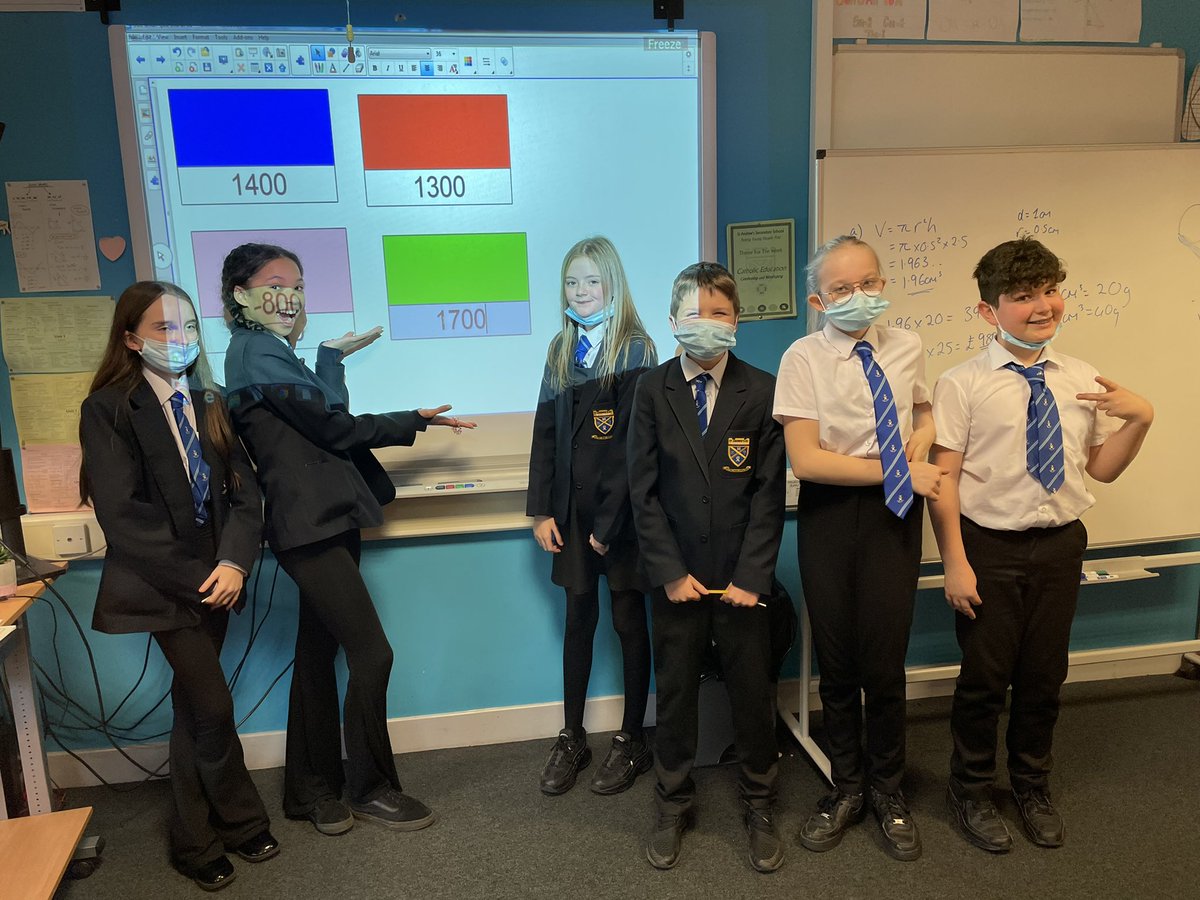 MathsStAndrews's tweet photo. Our Unfair Quiz champions from Monday’s #NumercayClub well done everyone 🥇 and thanks again to our #NumeracyAmbassadors https://t.co/uORIrYheX6