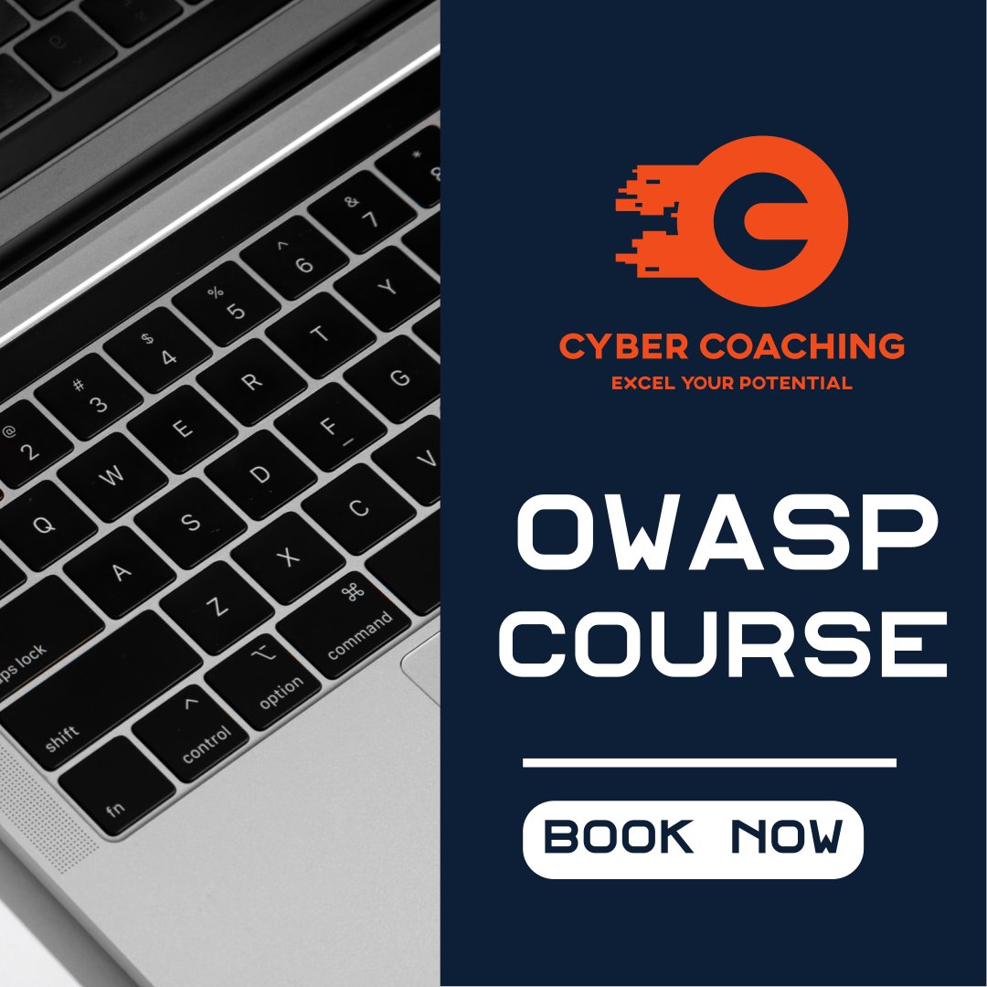 CoachingCyber's tweet photo. 🖥️OWASP Short Course - Web Application Security 🖥️ 
A short course around Web Application Security and the OWASP top 10 BOOK YOUR SPACE NOW JUST £29.99

📅 8th December 📅
 🕑 5.30-7.30pm 🕑

https://t.co/0PHNkXG1t0

#cyber #cybersecurity #hacking #webapplicaitons #analysts https://t.co/av8Vl20ytd