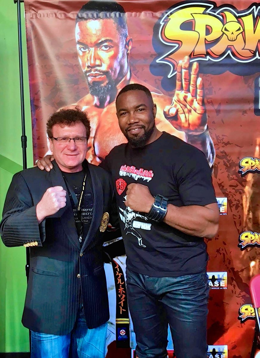 RobertGoldmanMD's tweet photo. Happy 54th Birthday to my brother, superstar Michael Jai White. ICON Awardee and Inductee into the International Sports Hall of Fame.
#michaeljaiwhite #arnoldsportsfestival #RobertGoldman #sportshof https://t.co/peFUDMGrB9