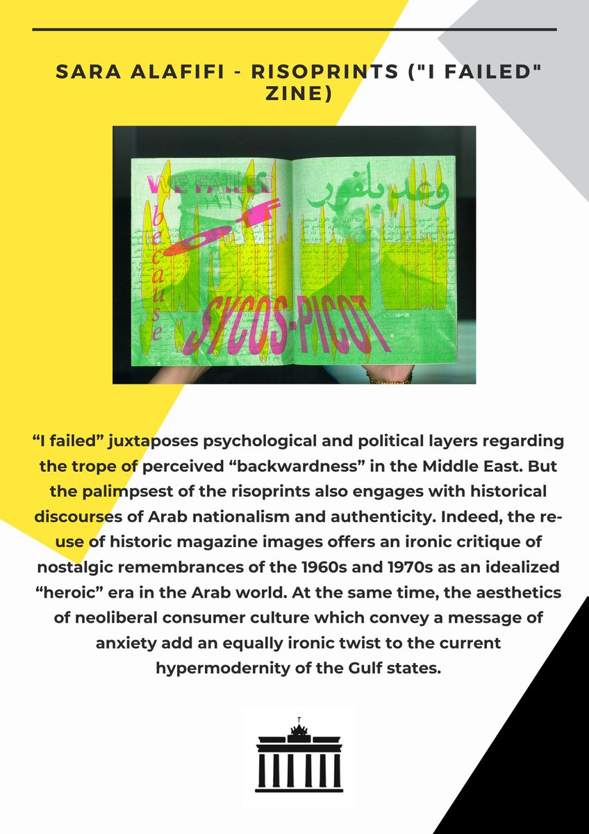 StoriesVirtual's tweet photo. #VirtualStories competition is over. Sara Al-Afifi is one of the three winners with the 'Risoprints (I failed zine)' artwork. Congratulations Sara! https://t.co/sItFXOzoYH