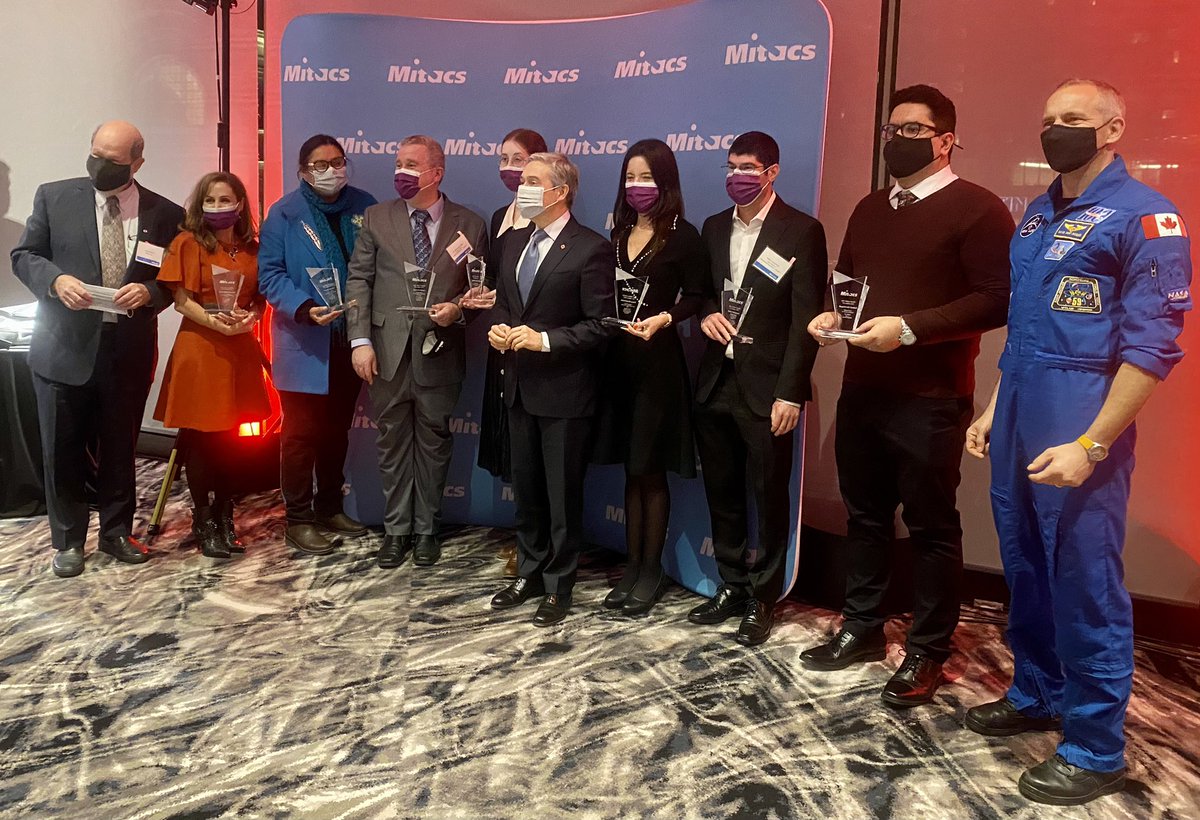 FP_Champagne's tweet photo. Magical things can happen when students, researchers and the private sector collaborate to spark innovation and solve real world problems. Congratulations to all the winners celebrated last night at the @MitacsCanada Awards! https://t.co/zBTni3OHcq