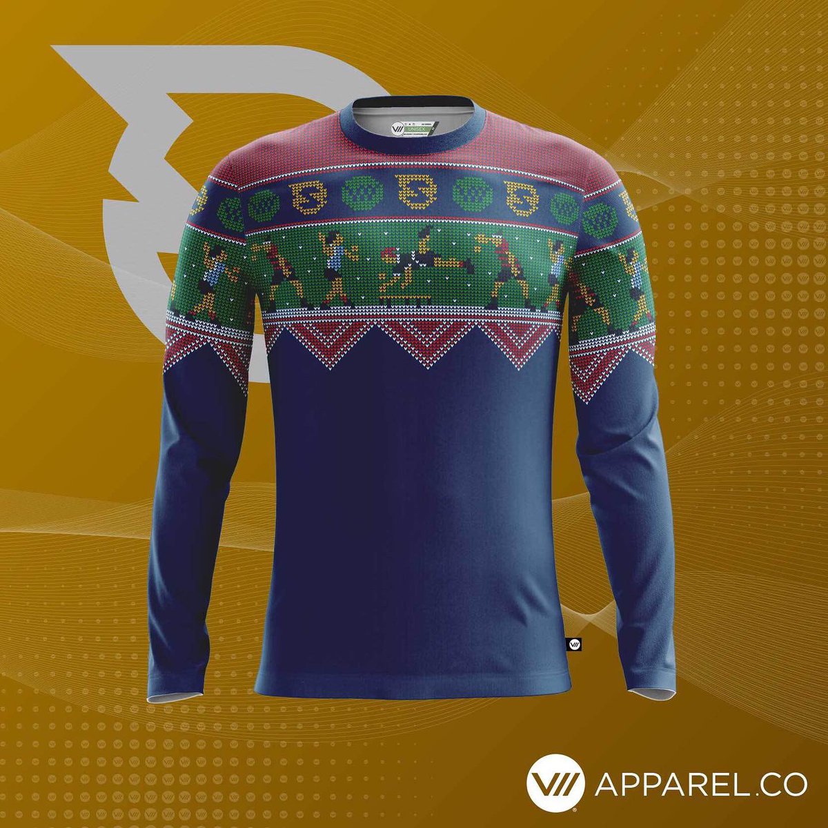 The new @spikeball ugly sweater jersey is on fire! Use code GIVIINGTHANKS for 40% off! viiapparel.co/products/spike…