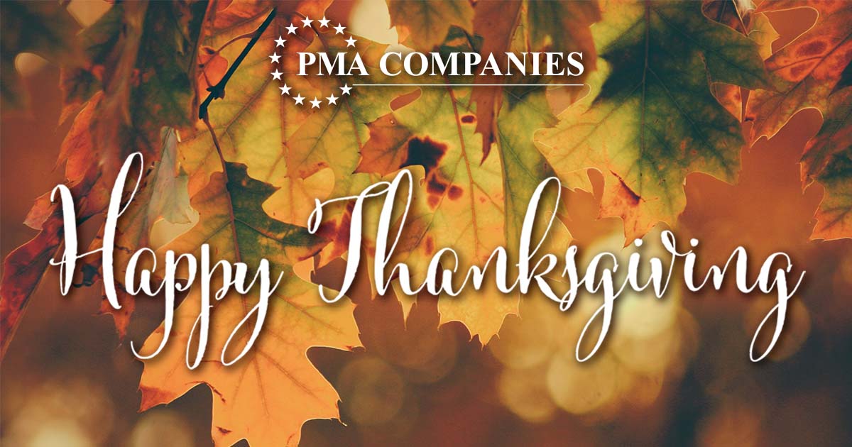 PMACompanies's tweet photo. #HappyThanksgiving - we’re thankful for all of our colleagues, broker partners and clients! Thank you for being a part of our journey this year. https://t.co/dqb3ZXiyYN