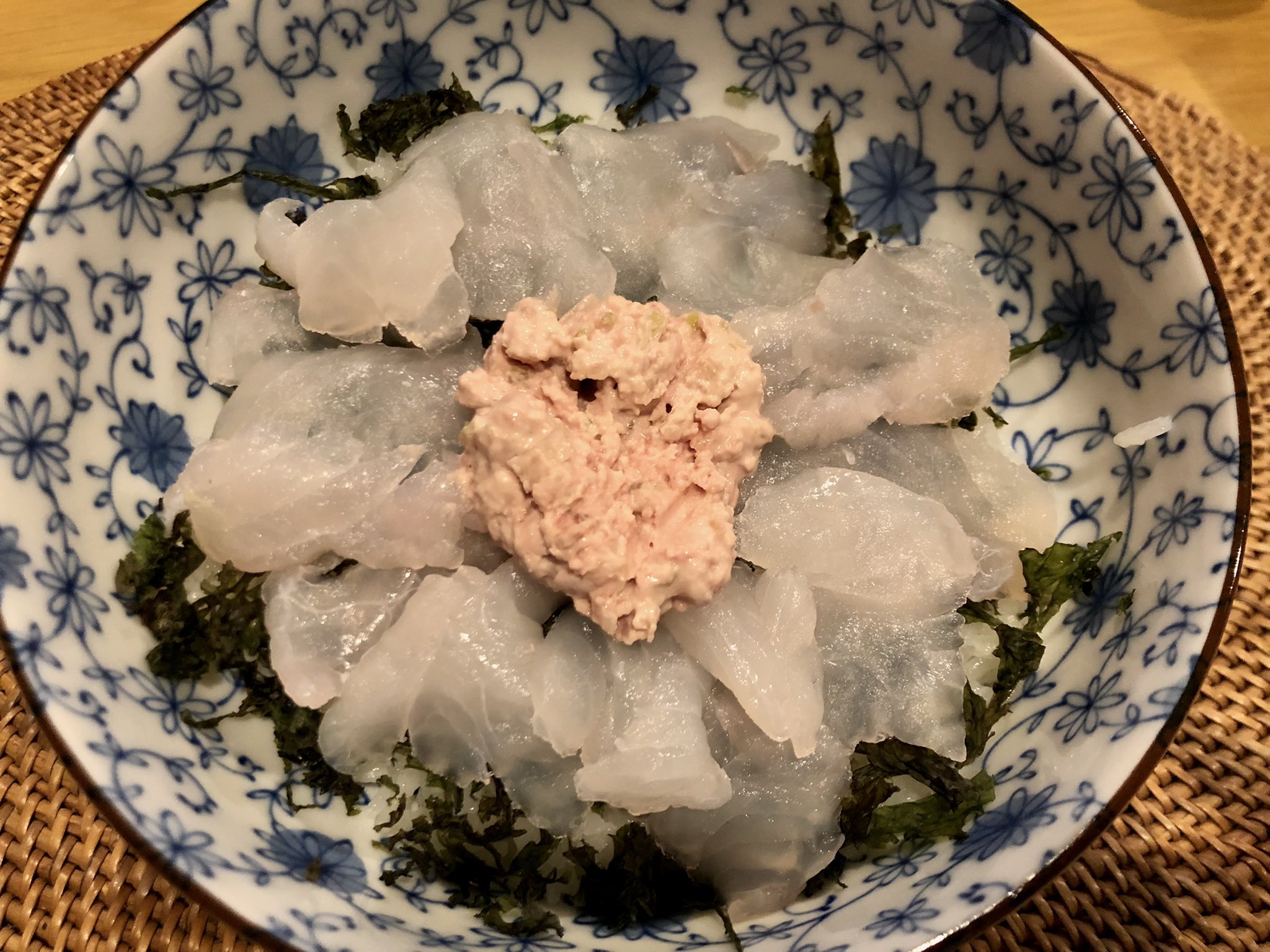 カワハギ肝和え Twitter Search Twitter