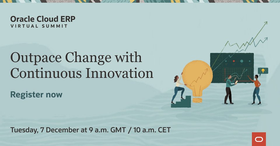 OraclePL's tweet image. On December 7, join Oracle customers and executives, IDC, and Peter Hinssen, keynote speaker and author of his latest book ‘The Phoenix and the Unicorn’, to learn how you can gain competitive advantage with help of continuous #innovation: social.ora.cl/6011JcmIZ