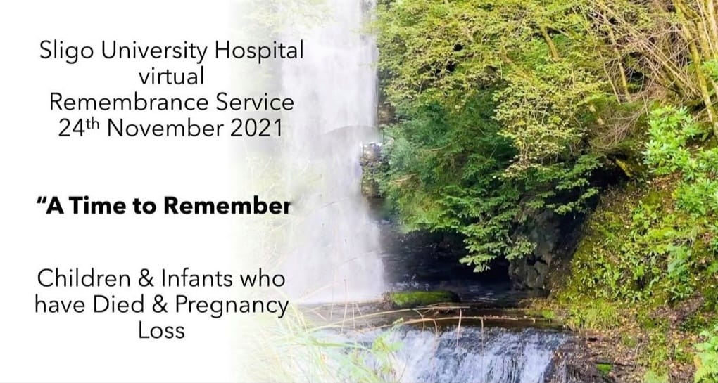 👣 A Time to Remember 2021

#SligoUniversityHospital virtual Remembrance Service 🥀🍂
24th November 

Children &amp; Infants who have Died &amp; Pregnancy Loss.

#teamSUH 

youtu.be/wYlASaO2MzY