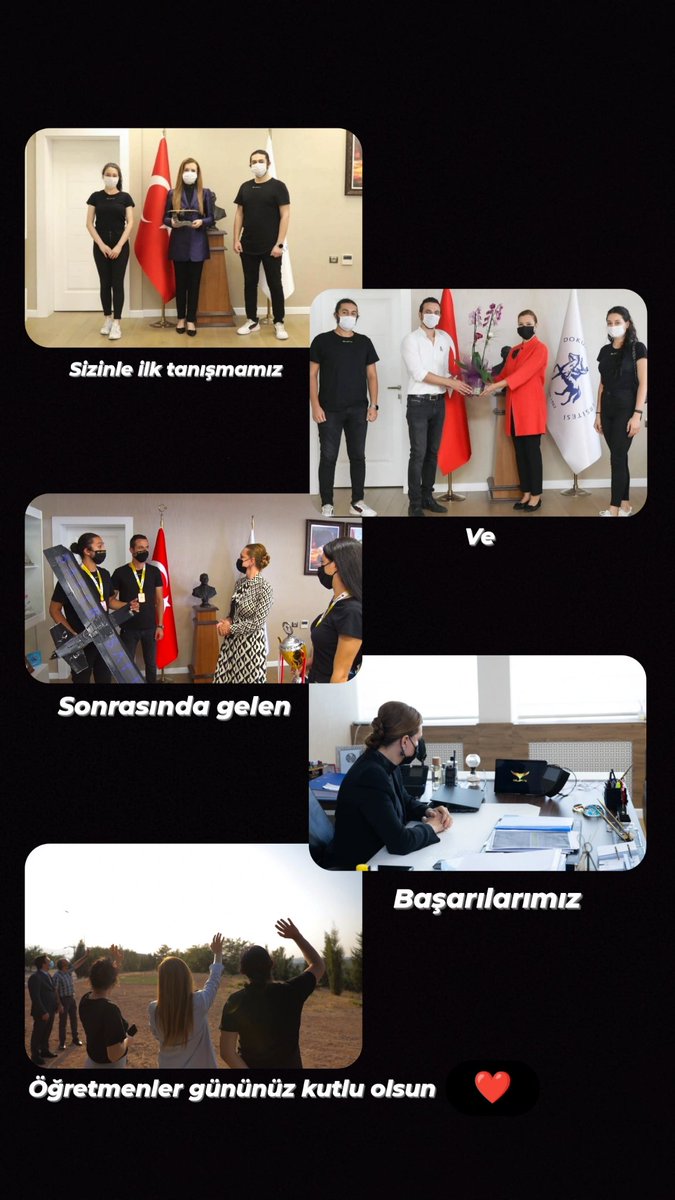 İlk tanışmamız ve sonrasında gelen başarılarımız. Bunların hiç birisi tesadüf değil. Desteğiniz ve bizim de size mahçup olmamak için gösterdiğimiz çabalar bizi bugünlere getirdi. Her şey sizin sayenizde. Öğretmenler gününüz kutlu olsun.
Sizi çok seviyoruz❤️
<a href="/hotar_nukhet/">Prof. Dr. Nükhet Hotar</a>