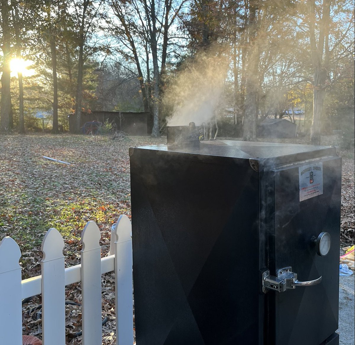 BroBespy's tweet photo. I love the smell of Holy Smoke in the morning!🦃 https://t.co/cmoc2nGCZi