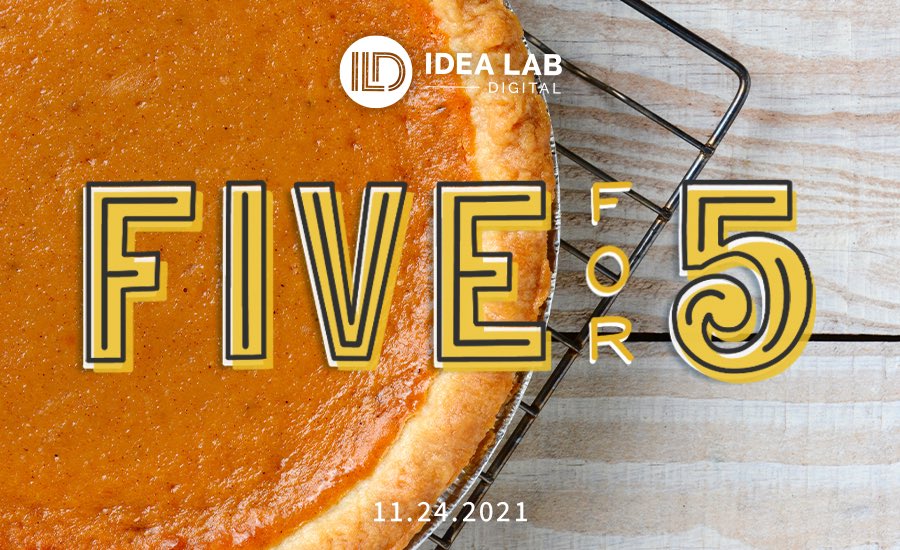 idealabmktg's tweet photo. We’ve included a simple pumpkin pie recipe in the November issue of #FiveFor5. It’s never too late to bake, and learn some basic branding strategies while you’re at it. #baking #branding #marketing Happy Thanksgiving! 🦃 👉🏼 https://t.co/5VNkwCn4IJ https://t.co/Kvm7hTKBCd