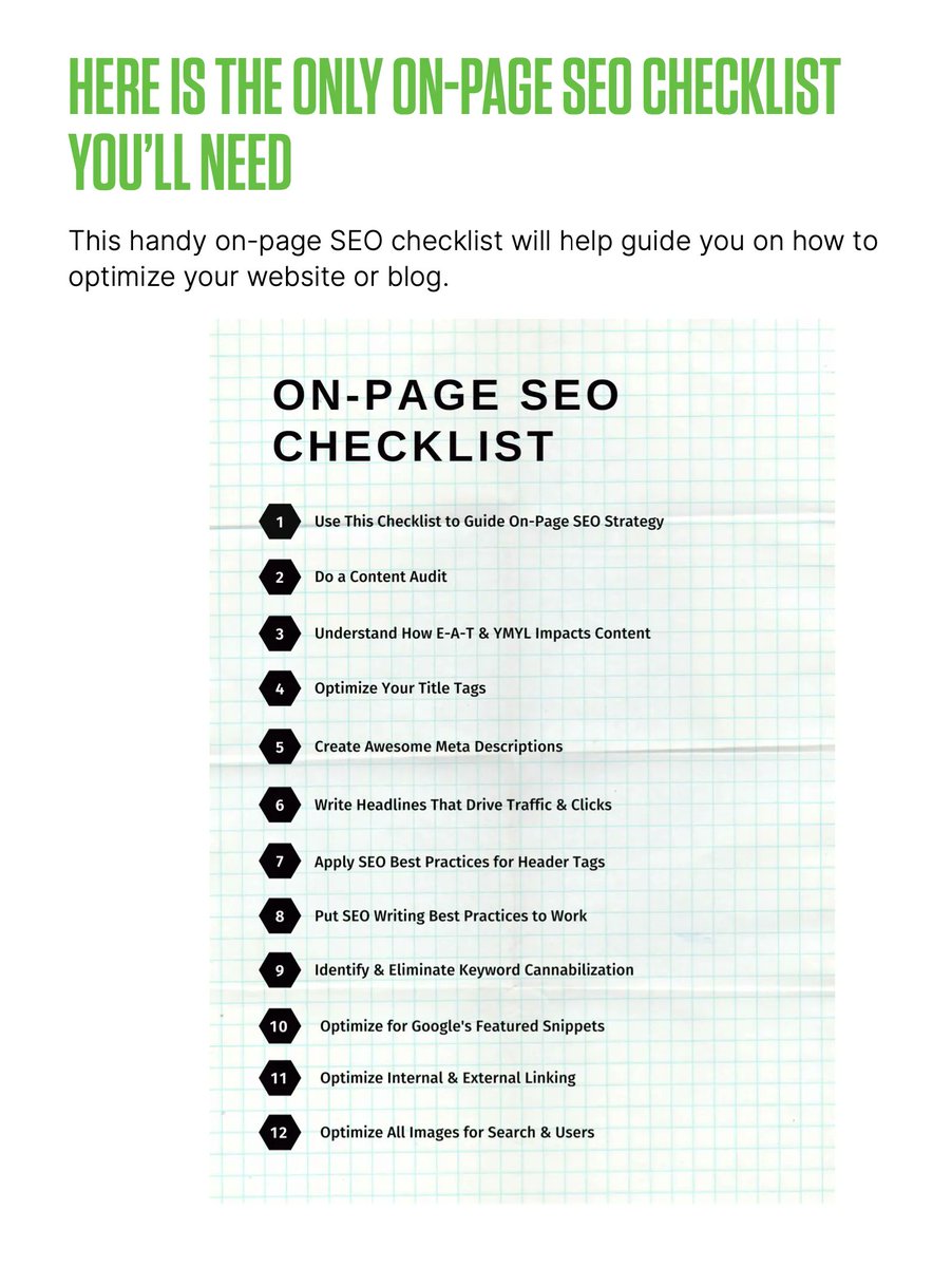 The Complete Guide to On-Page SEO bit.ly/3xdsmvX

#SEO #SearchMarketing #OnlineMarketing