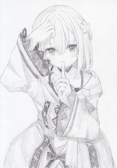 シャーペンで描きました。
マギアレコードから、五十鈴れんです
#マギレコ 