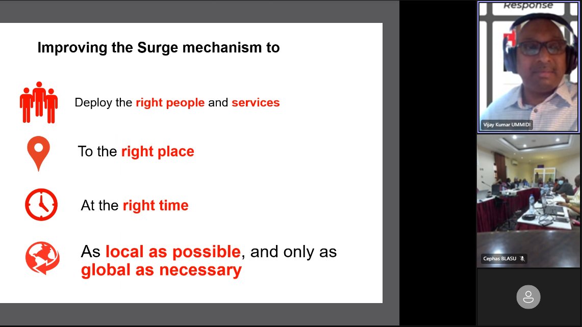Presenting on Surge to a 3 day sub-regional ADMAG meeting in Abuja <a href="/vijayummidi/">Vijay Kumar Ummidi</a> <a href="/radpop20/">Rui Oliveira</a> <a href="/AdeshTripathee/">Adesh Tripathee</a>