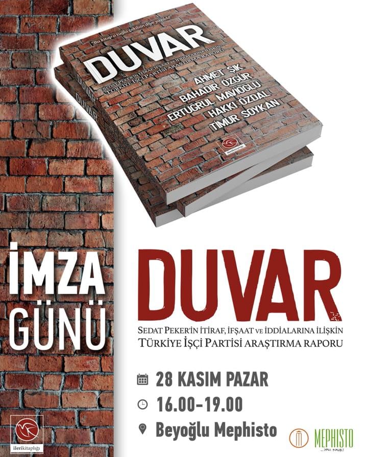 "Bu kitap o tuğla çekilsin diye yazıldı!"
Ahmet Şık ve Timur Soykan'ın katılımı ile imza günü. <a href="/timursoykan/">Timur Soykan</a> @sahmetsahmet