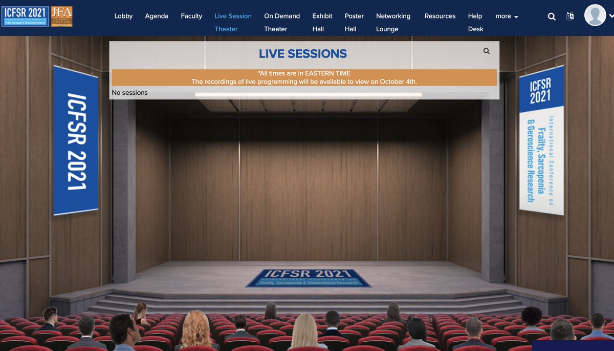 ICFSRcongress's tweet photo. The @ICFSRcongress  digital platform is available in open access this week!
Watch the entire scientific content and discover 
or re-discover the leading conference on #frailty 
and #sarcopenia research.
Simply go to https://t.co/NBPXCDPtph and click on register! https://t.co/VnbRyBNIWj