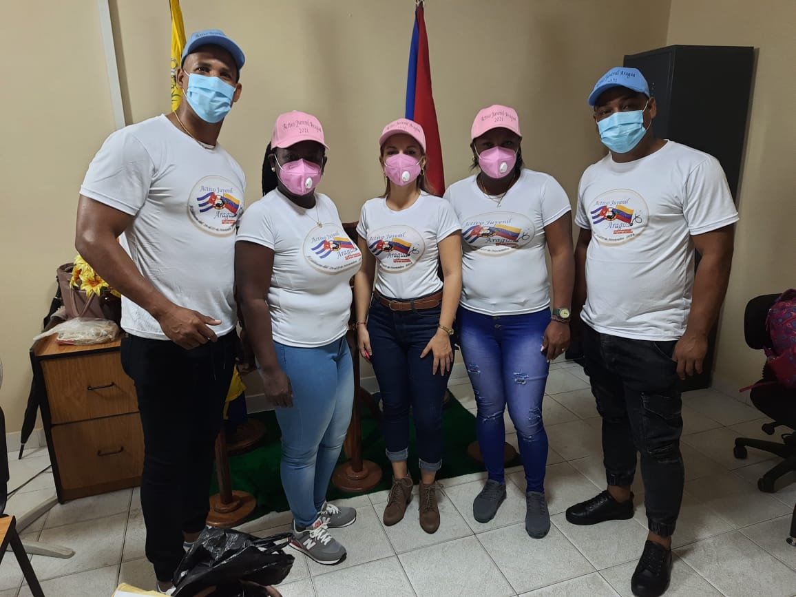 cubacolabora's tweet photo. Delegación perteneciente al estado #Aragua, se prepara para participar en el activo juvenil a celebrarse en Caracas del 24 al 27 de noviembre del 2021.

#CubaCoopera #CubaVive #FidelYLaColaboración
#FidelVive

@cubacooperaven @JulitoVenCub @unidad_central https://t.co/96HN8JQYBu
