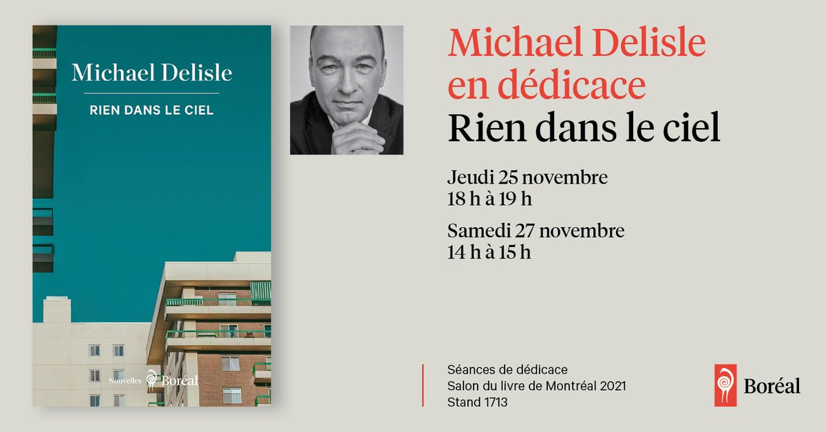 EditionsBoreal's tweet photo. Le @salonlivremtl débute jeudi, venez nous saluer au Palais des congrès ! #salonlivremtl #salonlivremtl2021 #micheleouimet #mariofecteau #simonroy #michaeldelisle https://t.co/4aYZOb85k3