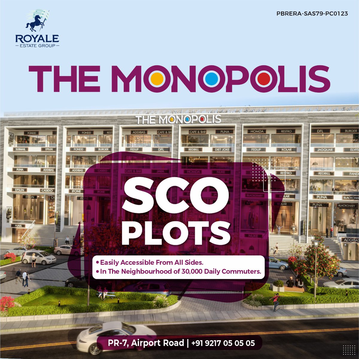 Royale_Estate's tweet photo. Royal Estate Monopolis brings you SCO Plots with amazing serenity and adjacent to attraction spots on PR-7 Airport Road, Zirakpur. 
To Buy visit 
Website: 𝐰𝐰𝐰.𝐫𝐨𝐲𝐚𝐥𝐞𝐞𝐬𝐭𝐚𝐭𝐞𝐠𝐫𝐨𝐮𝐩.𝐢𝐧
𝐕𝐢𝐬𝐢𝐭: https://t.co/Q76grrYzsu
Contact No.: +𝟗𝟏 𝟗𝟐𝟏𝟕𝟎𝟓𝟎𝟓𝟎𝟓 https://t.co/LErJiGnxpc