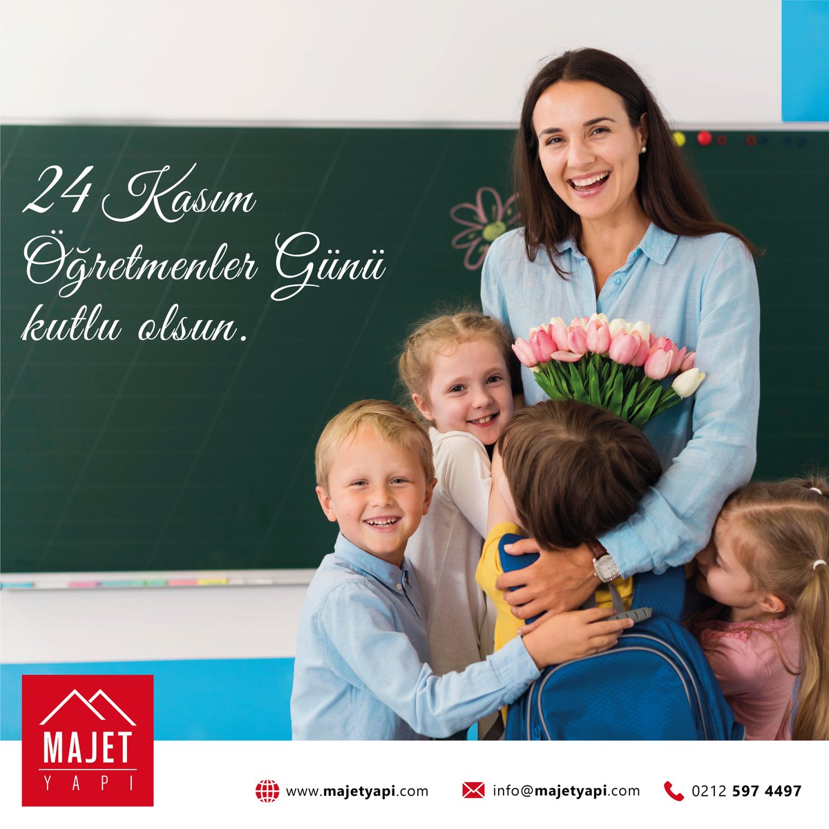 Bizimle hayatı paylaşan; bize hayatı öğreten, birey olma çabasında yol gösteren tüm öğretmenlerimizin "Öğretmenler Günü" kutlu olsun.

#24kasım #öğretmenlergünü #24kasımöğretmenlergünükutluolsun