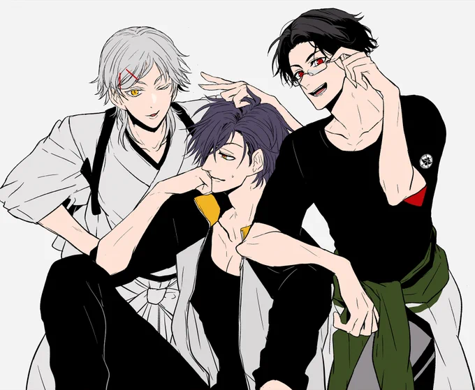 史実上の関わりがあったり刀派が同じという訳でもないけれど本丸でつるんでたら嬉しい面子 