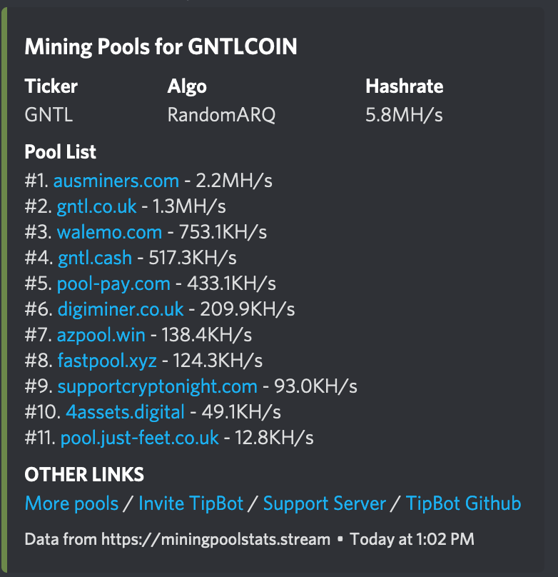 GNTLCoin's tweet photo. And another pool is now available for mining GNTL! Decentralisation is one of our key priorities, so miners, please make sure to spread out the hash between different pools. #gntlcoin #cryptocurrency #crypto #privacy #mining #decentalisation https://t.co/4i3KbLmBp8