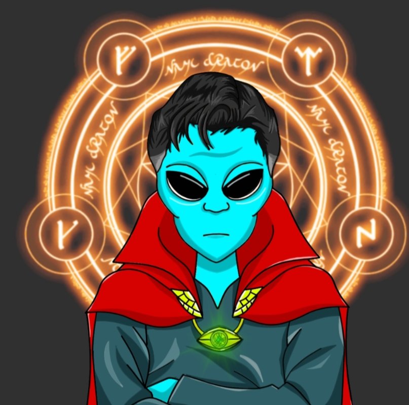 Arsen The Alien #3 kalamint.io/token/60415 Art by - @51Aliennft