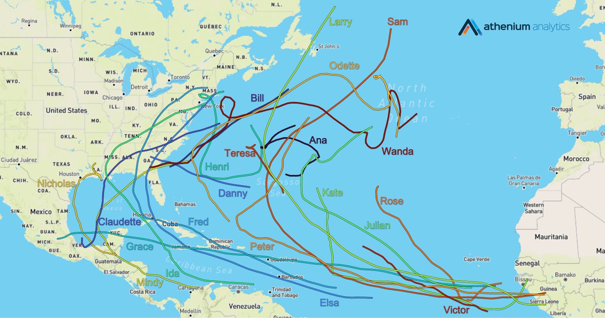 Today marks the end of the 2021 Atlantic hurricane season. Of the 21 named storms, 8 of them made U.S. landfall. This season will primarily be remembered by Category 4 Hurricane Ida. Devastating conditions in Louisiana and Mississippi, then historic flooding in the Northeast.