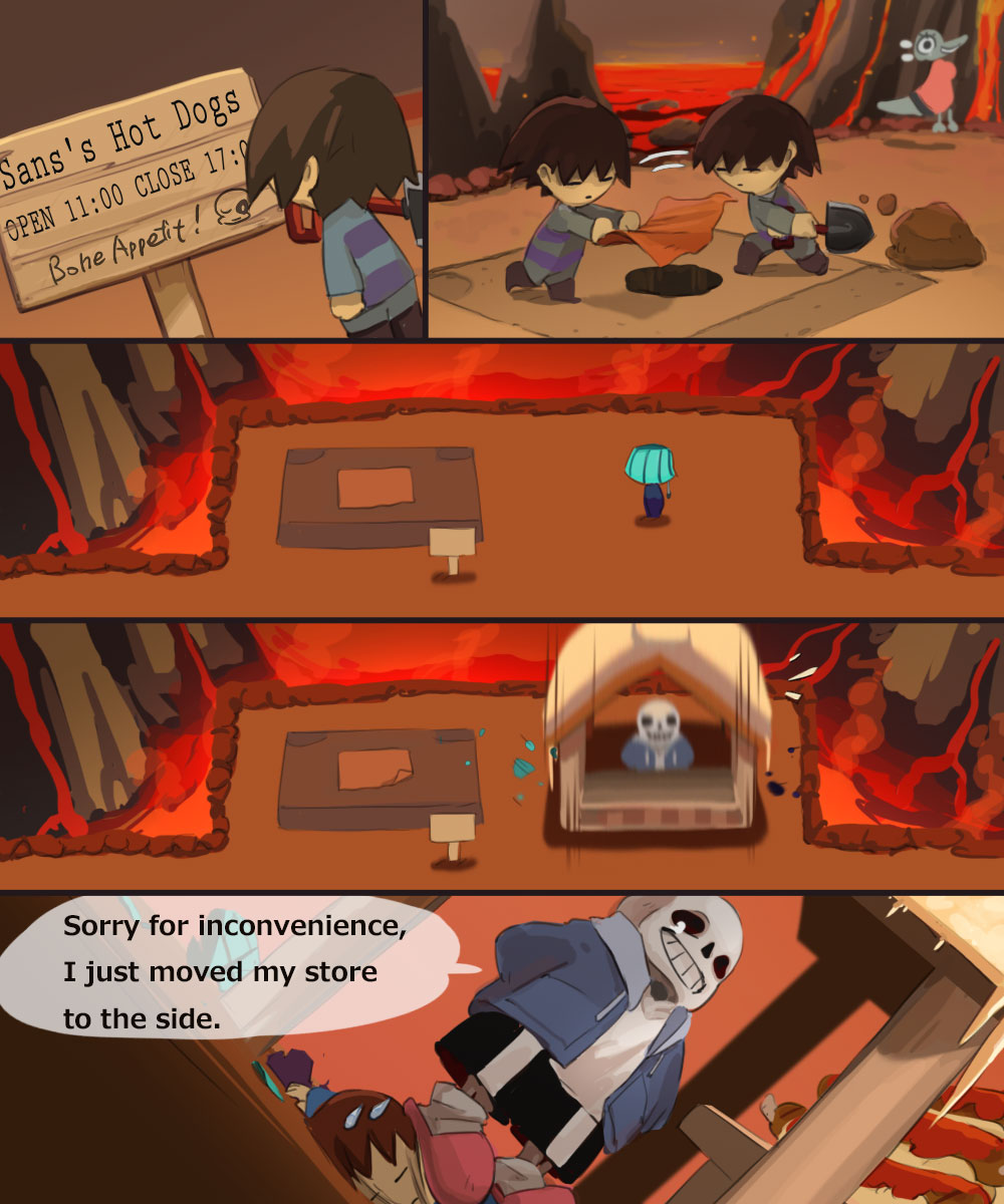 サンズにいたずらしたかった #UNDERTALE