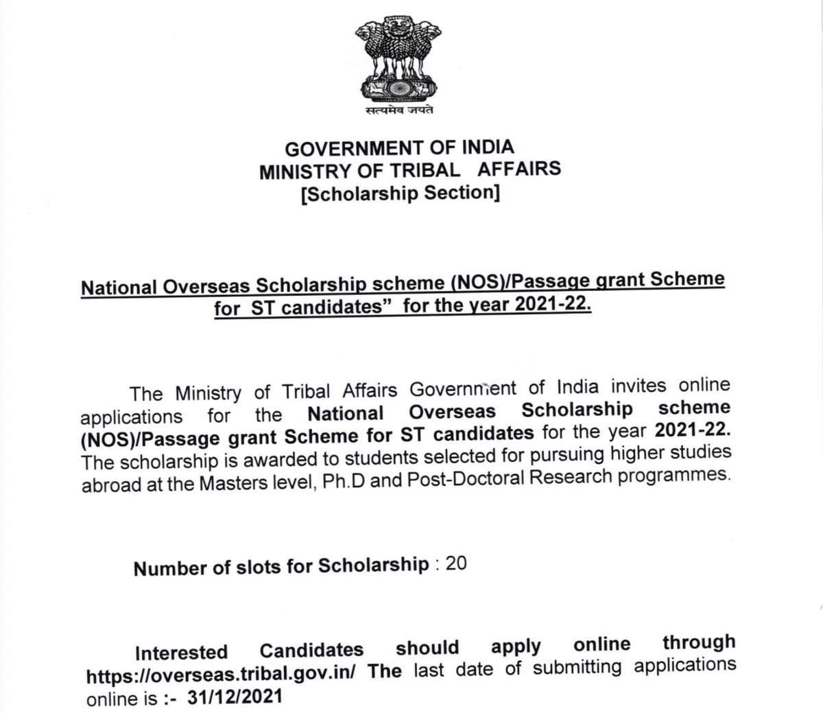 Dr. Abhay Sagar Minz (@abhayminz) on Twitter photo Youths take a note. Opportunity to Study abroad. Last date 31.12.2021. Scholarship for Masters, PhD. <a href="/TribalSpaces/">Tribal Spaces (₿⚡)</a> <a href="/JitendraMeenaDU/">Dr Jitendra Meena</a> <a href="/nikaskindo/">nikas kindo</a> <a href="/Ranjana_rahul/">Rahul Ranjan</a> <a href="/AdivasisMatter/">#AdivasiLivesMatter</a> <a href="/adivasi_samuday/">आदिवासी समुदाय</a> <a href="/Johar_Adivasi/">Johar Aadivasi</a> <a href="/AdiwasiVoice/">Adiwasi.com</a> <a href="/TribalArmy/">Tribal Army</a> <a href="/btprajasthan/">Bhartiya Tribal Party- BTP</a> <a href="/Chhotu_Vasava/">Chhotubhai Vasava</a> <a href="/ChampaiSoren/">Champai Soren</a> Youths take a note. Opportunity to Study abroad. Last date 31.12.2021. Scholarship for Masters, PhD. <a href="/TribalSpaces/">Tribal Spaces (₿⚡)</a> <a href="/JitendraMeenaDU/">Dr Jitendra Meena</a> <a href="/nikaskindo/">nikas kindo</a> <a href="/Ranjana_rahul/">Rahul Ranjan</a> <a href="/AdivasisMatter/">#AdivasiLivesMatter</a> <a href="/adivasi_samuday/">आदिवासी समुदाय</a> <a href="/Johar_Adivasi/">Johar Aadivasi</a> <a href="/AdiwasiVoice/">Adiwasi.com</a> <a href="/TribalArmy/">Tribal Army</a> <a href="/btprajasthan/">Bhartiya Tribal Party- BTP</a> <a href="/Chhotu_Vasava/">Chhotubhai Vasava</a> <a href="/ChampaiSoren/">Champai Soren</a>