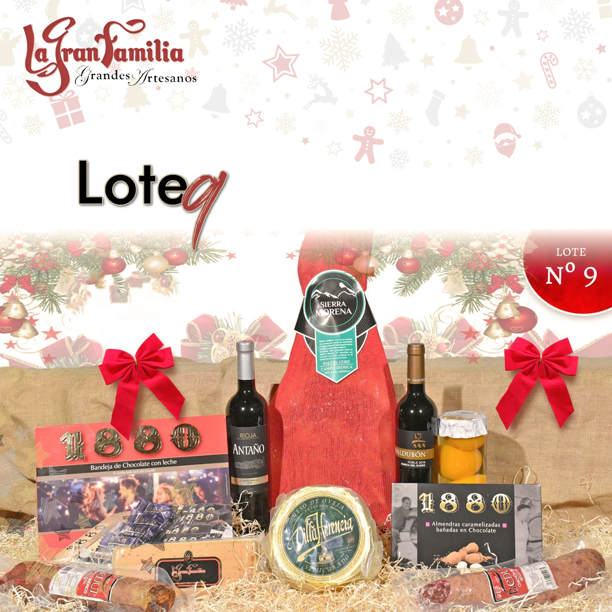 TurronesLGF's tweet image. Descubre nuestra variedad de #lotes navideños en su totalidad 🎄 Una combinación perfecta de los #productos más selectos y #premium de las #navidades. Un #regalo ideal tanto para familiares, amigos o compañeros ¡Aún estás a tiempo de hacer tu pedido! Contacta con nosotros 👇🏼
