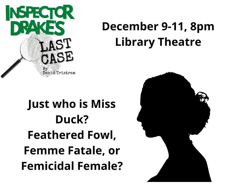 Hilarious whodunnit by one of Britain's leading comedy playwrights!
Inspector Drake's Last Case by David Tristram. December 9-11 at 8pm, at the Library Theatre, Leighton Buzzard.
Buy tickets at bit.ly/InspectorDrake…
£15 (inclusive of booking fee).