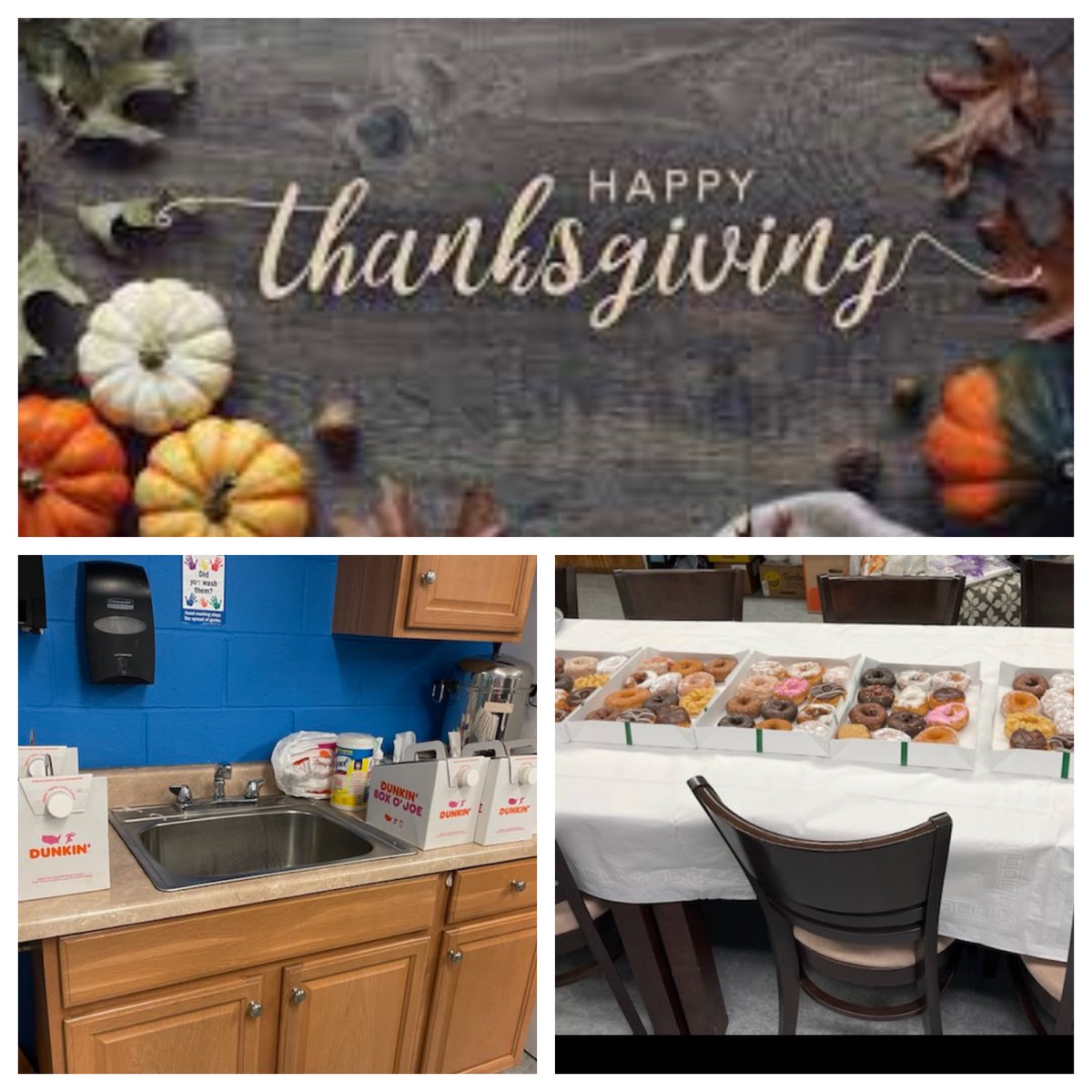 mrsgoldsmith39's tweet image. Thankful for a Principal like Mr. Flynn❤️🖤 our coffee &amp;amp; donuts definitely made us feel APPRECIATED! Happy thanksgiving 🦃🍁🧡 @KeyportSchools @KeyportCentral