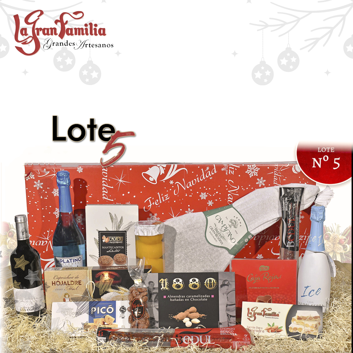 TurronesLGF's tweet image. Nuestros #lotes de #Navidad son el conjunto ideal de #productospremium para unas #Navidades únicas 🎄 Contacta con nosotros y haz ya tu pedido para clientes, empleados, familiares o amigos ¡Un detalle perfecto para los amantes de la Navidad! 🎁