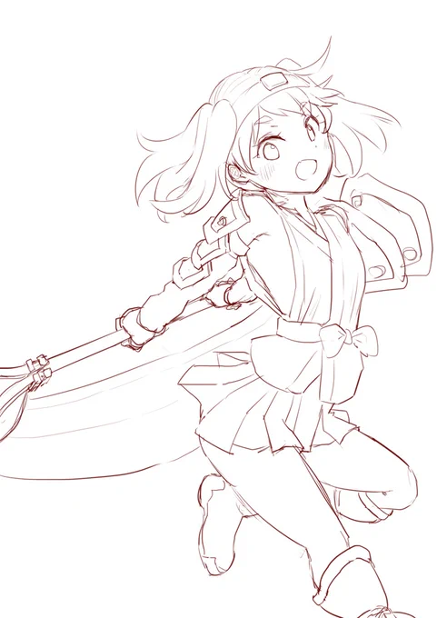 すさのーちゃん難しすぎ問題#式姫お絵かき60分一本勝負 