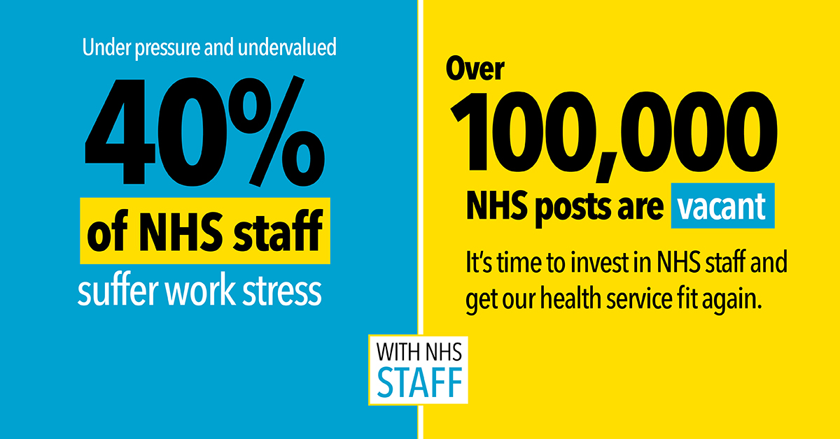 Over-stretched and under-valued NHS staff have voted with their feet. 
A proper pay rise will help to recruit, retain and motivate permanent staff, and reduce the bill for agency work saving over £0.13bn 👩🏽‍⚕️👨🏻‍⚕️
#WithNHSStaff for #FairPay